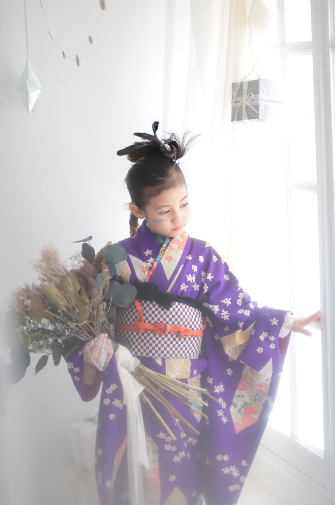 七歳女の子の七五三でおすすめのヘアスタイル 名古屋の写真スタジオ ノーブレム
