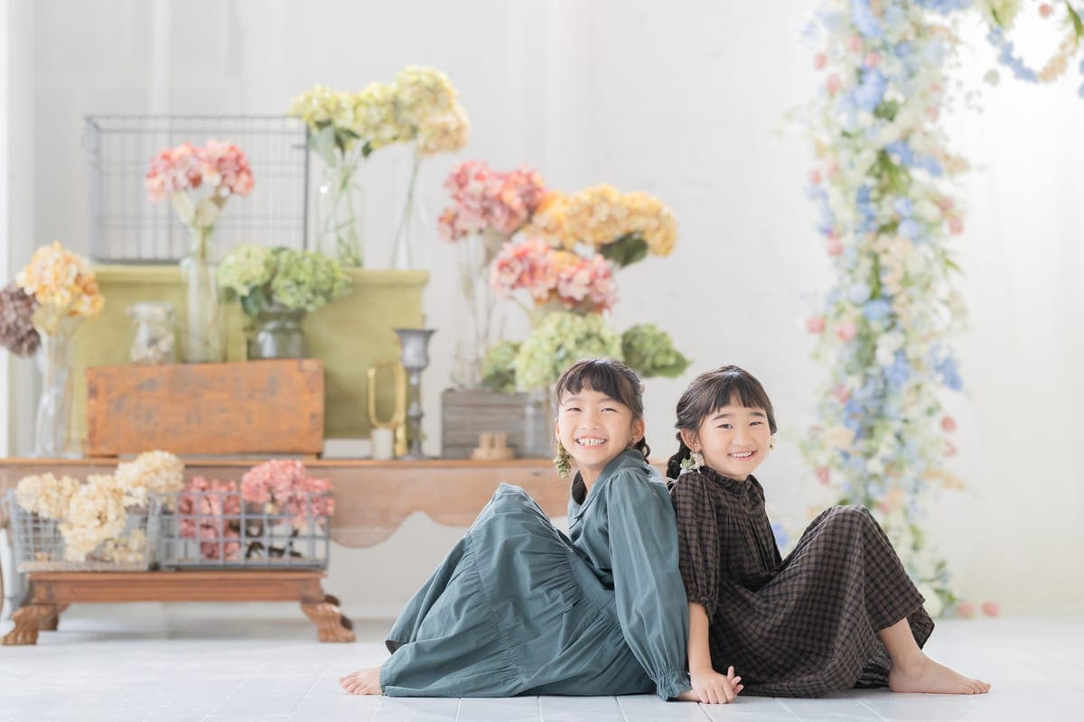 アンティークフラワーアトリエで撮影した写真